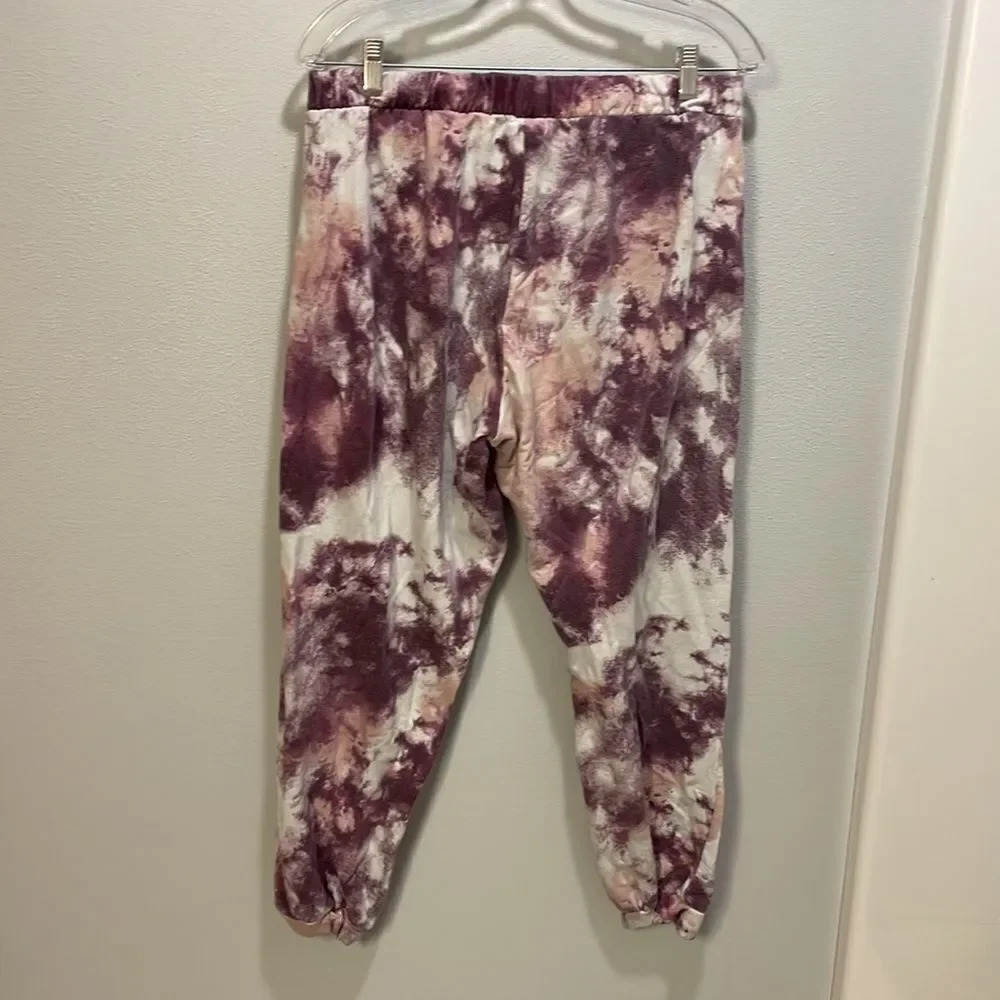 Zella woman’s pink,purple and white tie dye sweatpants - Picture 8 of 10